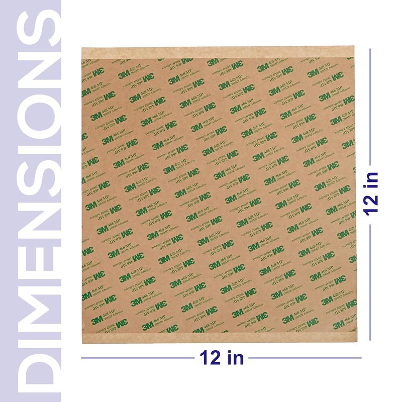 CANOPUS Double Sided Transfer Sheet, 468MP Adhesive Transfer Tape, 12in x 12in (5-Pack) - Image 2